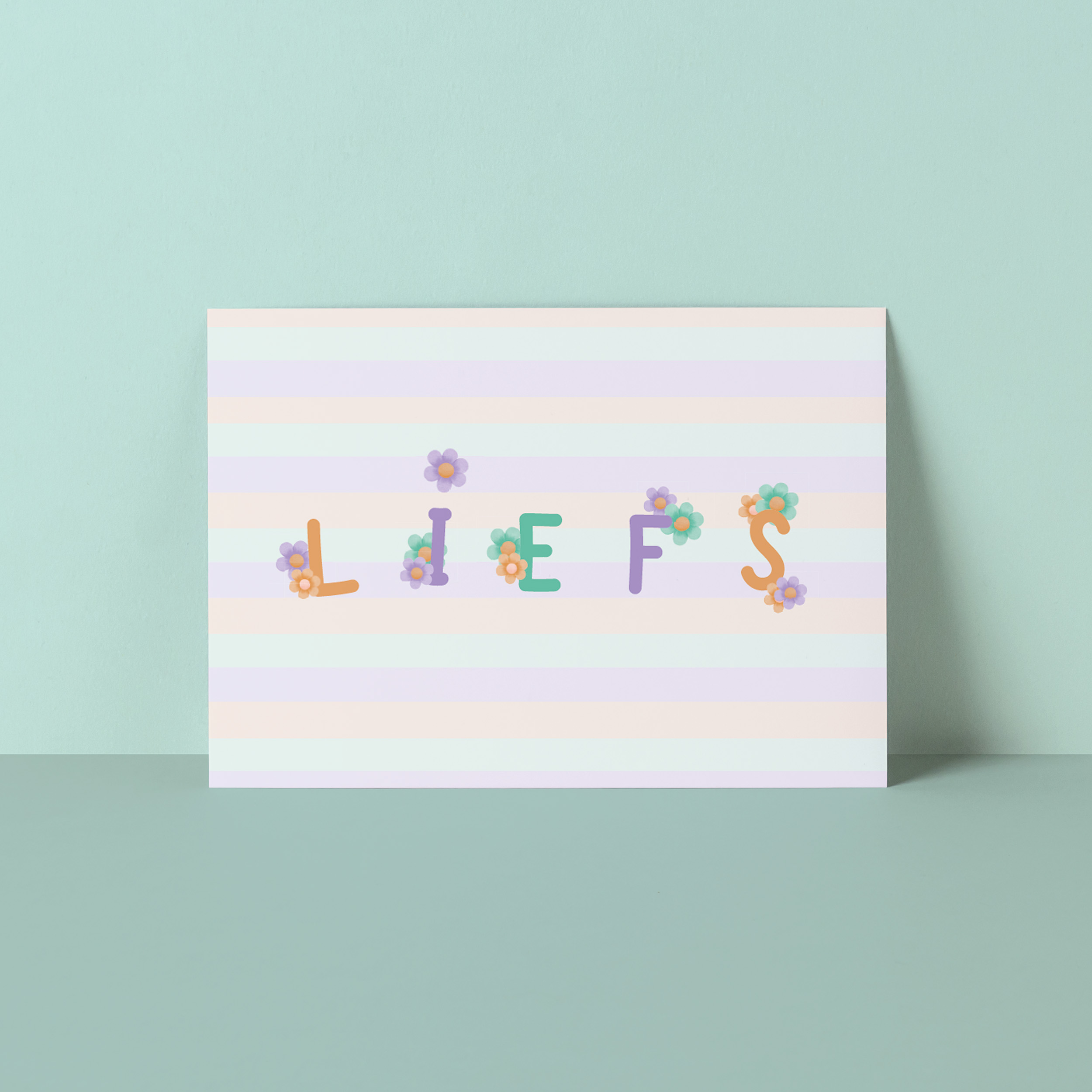 Ansichtkaart "Liefs!"