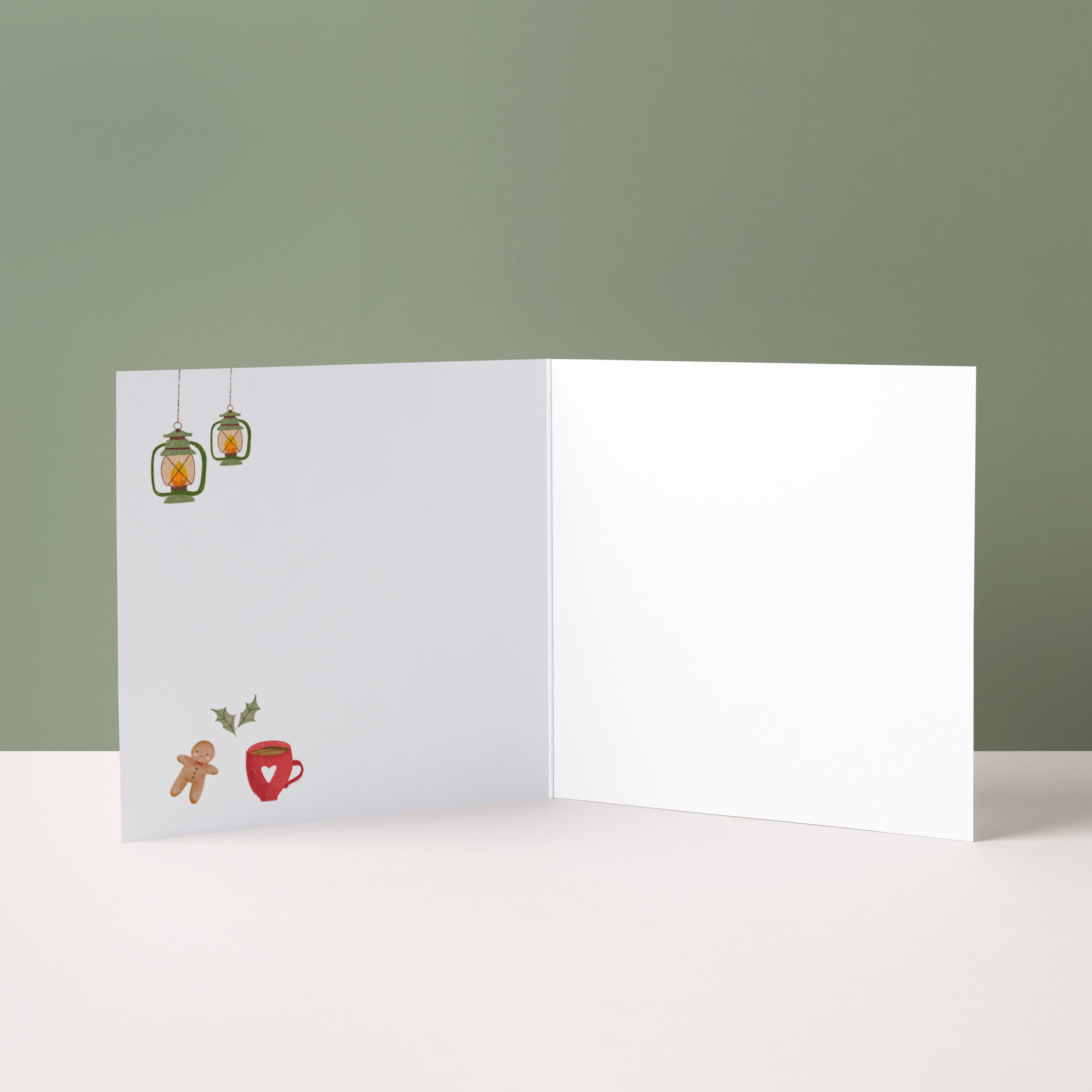 Kerstkaart "Kerst sfeer"