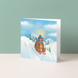 Kerstkaart "Vriendjes"