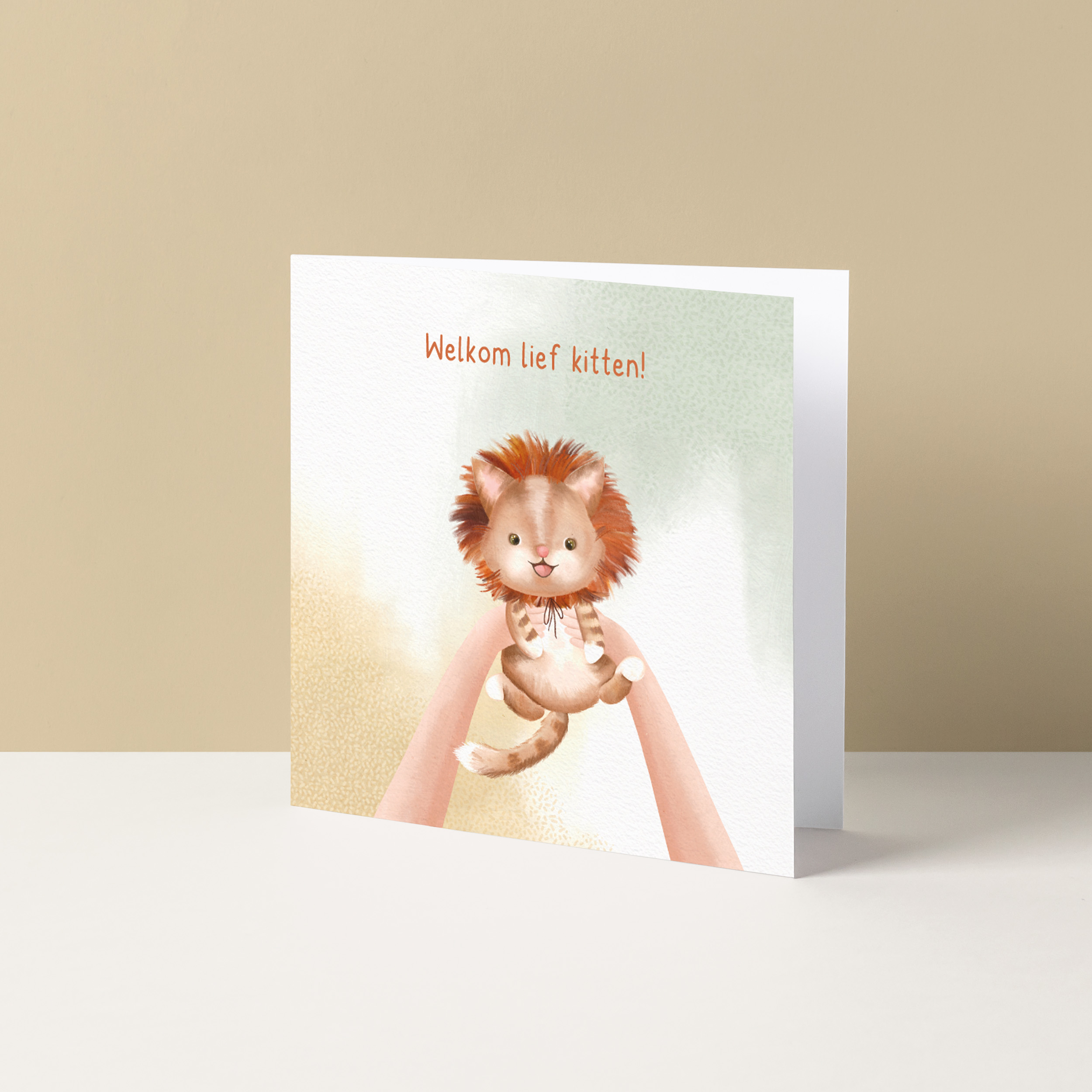 Welkom lief kitten