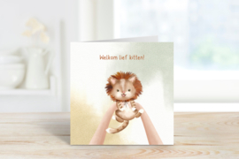 Welkom lief kitten