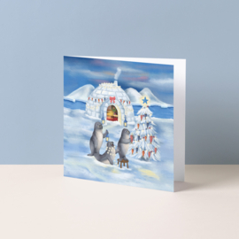 Kerstkaart "Noordpool Kerst"