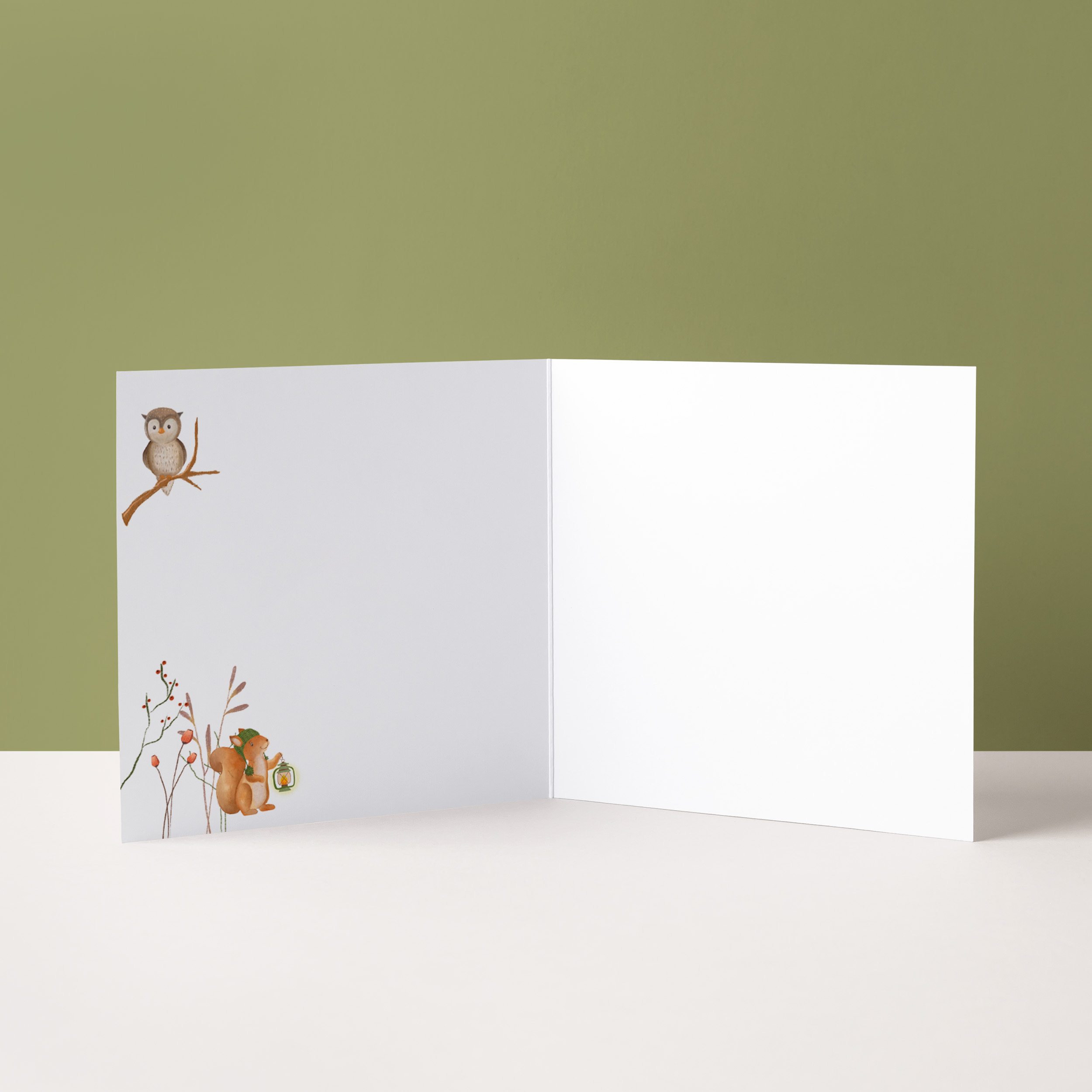 Kerstkaart "Vriendjes"