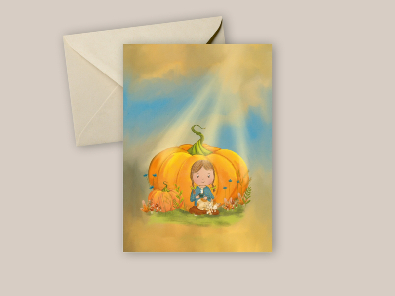 Ansichtkaart "Pumpkin"