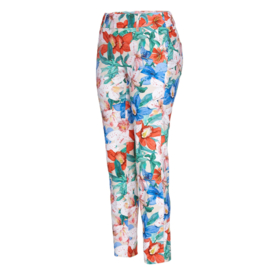 Lucy-CR Flower Jersey, Multicolor bloemen