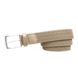Riem, basic gevlochten beige