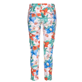 Lucy-CR Flower Jersey, Multicolor bloemen