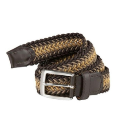 Riem, gevlochten multicolor bruin