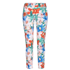 Lucy-CR Flower Jersey, Multicolor bloemen