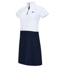 Adina-2 Cool Comfort Jurk, wit/navy