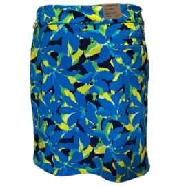 Lissy Jersey Summer Print Fantasy, blauw/geel/groen