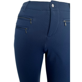Tina Waterrepellent Check Jersey, navy