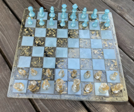 Schaakbord + schaakstukken