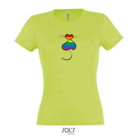 Rainbow ronde hals