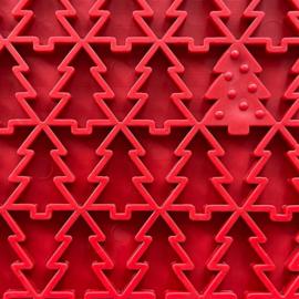Sodapup lickmat kerstboom - rood