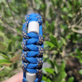 ANTI-TEKENBAND blauw - multi blauw 26 cm