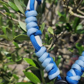 ANTI-TEKENBAND baby blauw-helder blauw 30 cm