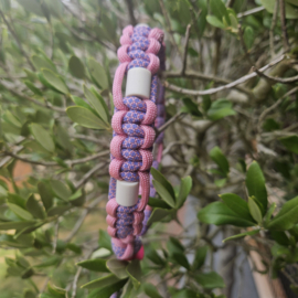 ANTI-TEKENBAND lavender-roze 30 cm