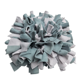 Snuffelmat oud groen/grijs 40 x 40 cm