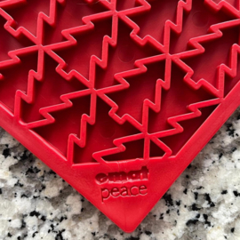 Sodapup lickmat kerstboom - rood