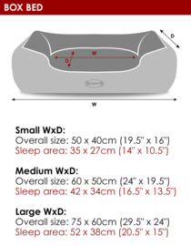 Scruffs Thermal Box Bed L 75 x 60