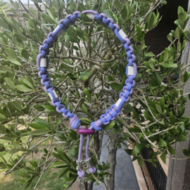 ANTI-TEKENBAND lavender-paars 38 cm