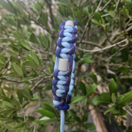 ANTI-TEKENBAND baby blauw-marine 26 cm