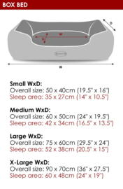 Hondenmand Scruffs Cosy Collectie M 60 x 50 cm