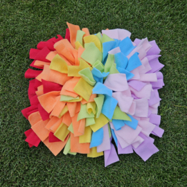 Snuffelmat - regenboog - 40 x 40 cm