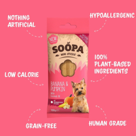 Soopa dental sticks met banaan en pompoen