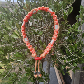 ANTI-TEKENBAND koraal-zalm 36 cm