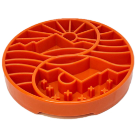 Sodapup Yin Yang Design Shallow Etray Enrichment Slowfeeder Bowl