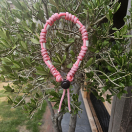 ANTI-TEKENBAND hot pink 34 cm