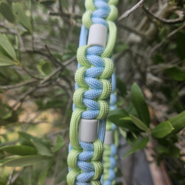 ANTI-TEKENBAND baby blauw-lime 43 cm