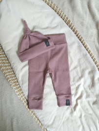 Newbornset - Small rib old mauve