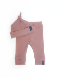 Newbornset - Small rib clay pink