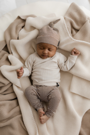 Newbornset - Striped brown
