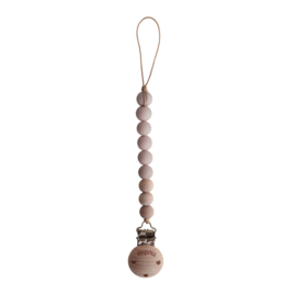 Mushie Speenketting - blush/wood