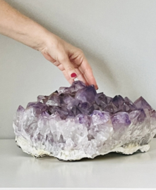 Xl amethyst cluster 10.150 grammes!