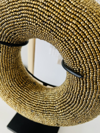 Gold beaded Tikar bangle