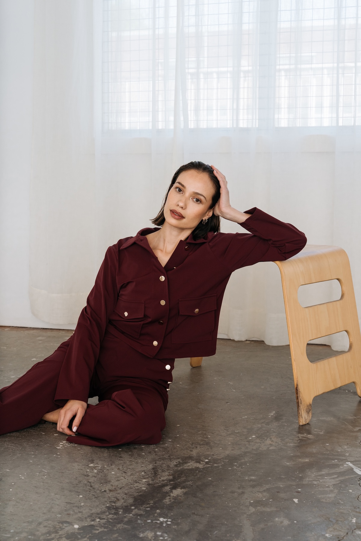 MAICAZZ DARLIJN-JACKET PLUM TRV