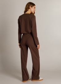 IVY BEAU KYANA TOP CHOCOLATE BROWN TRV
