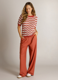 IVY BEAU DJUNA TOP BARN RED/MULTI COLOR