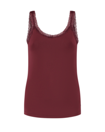 LADY DAY LACY HEMD WINE TRV