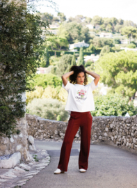 IVY BEAU GIVENSELLI BROEK DARK RED