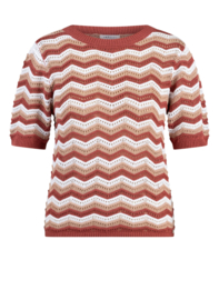 IVY BEAU DJUNA TOP BARN RED/MULTI COLOR