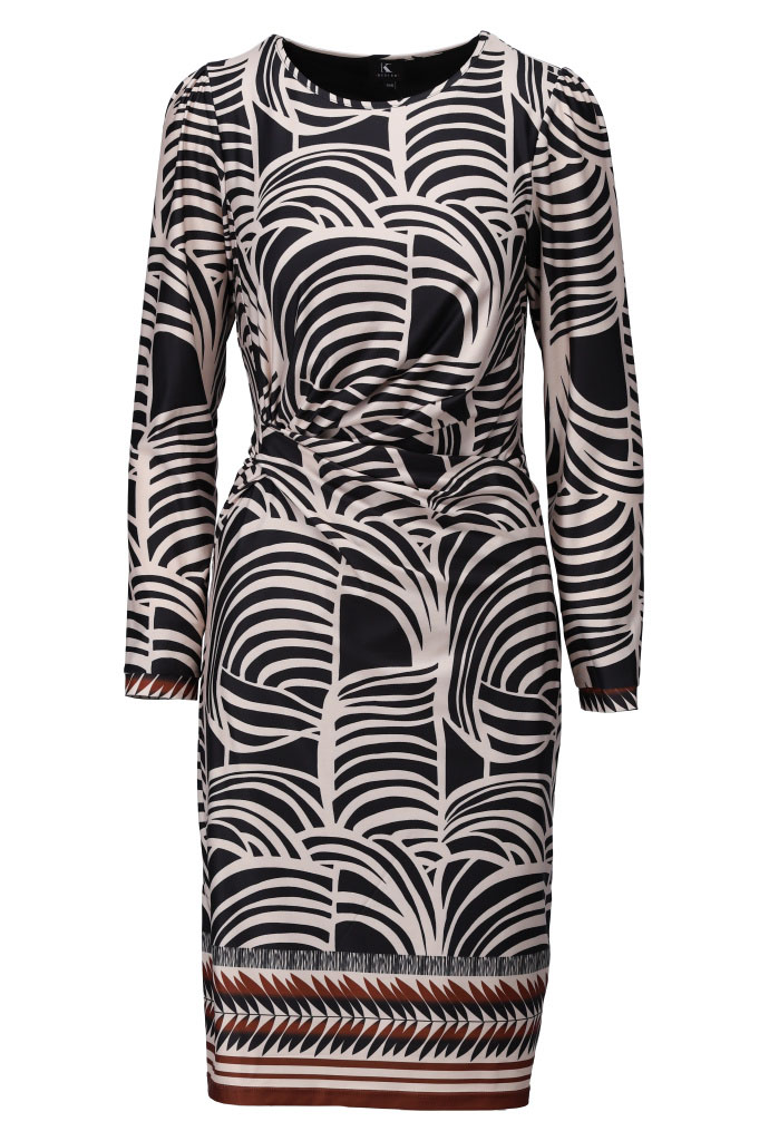 K-DESIGN B320 JURK MET RONDE HALS & DESIGN P056