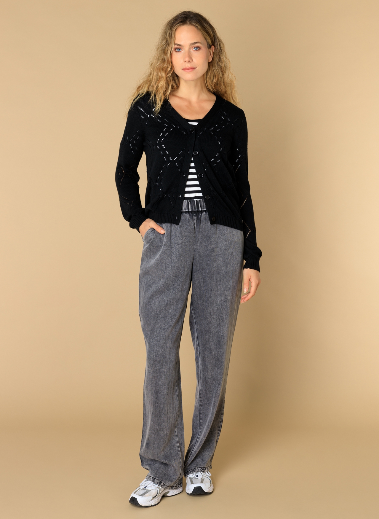 IVY BEAU PRE HERFST EILEEN VEST BLACK