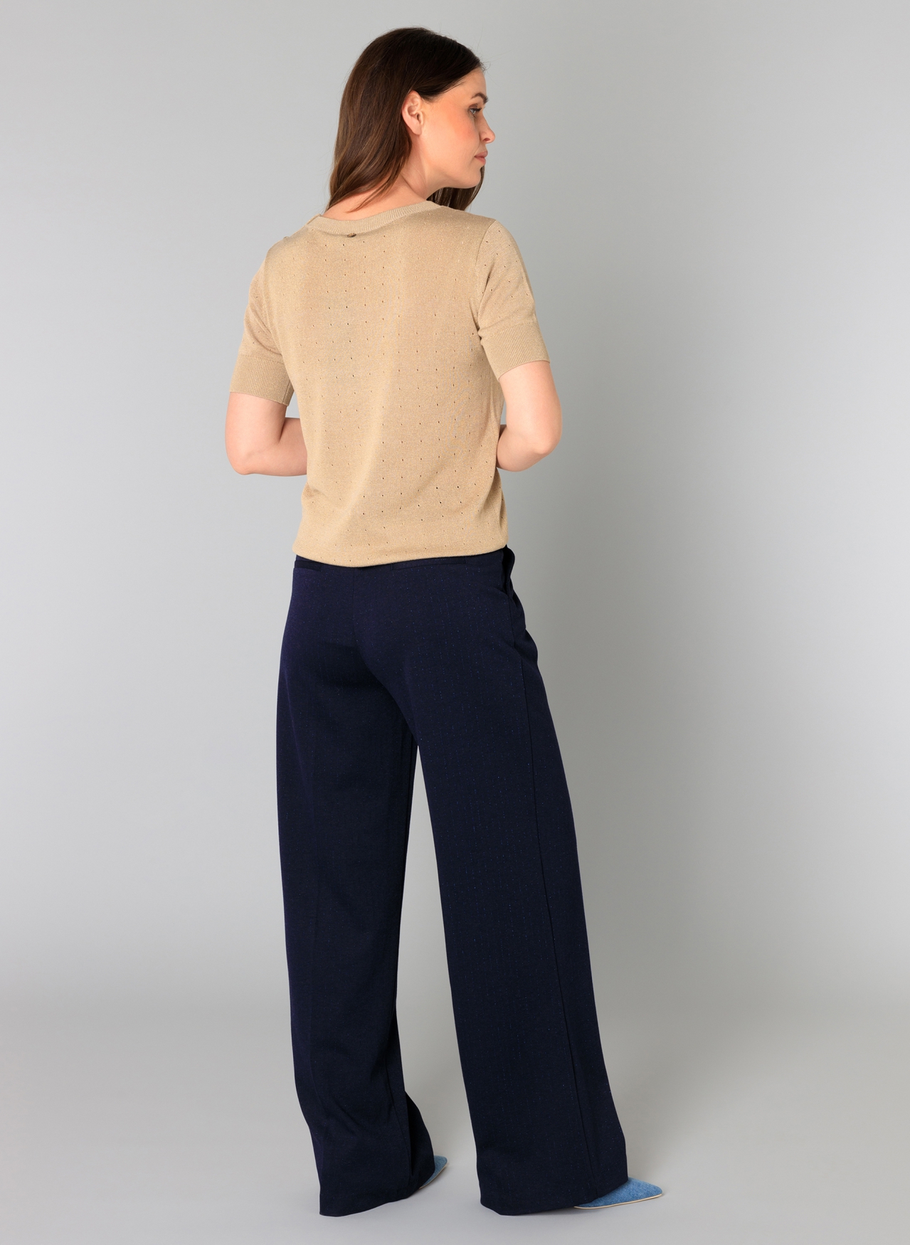 YEST BENJAMINE TRUI DARK SAND KNITWEAR