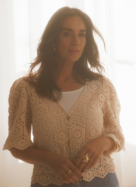 YEST MAYRA TOP/VEST CREAM